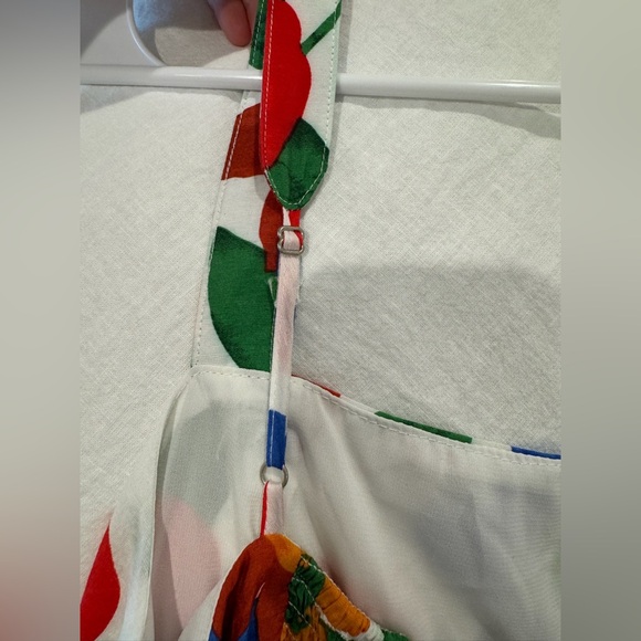 Skies Are Blue Women Isabel Colorful Floral Smock Sleeveless Maxi Dress Size M - Picture 8 of 8